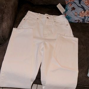 brand new! size 4L white target vintage stretch jeans